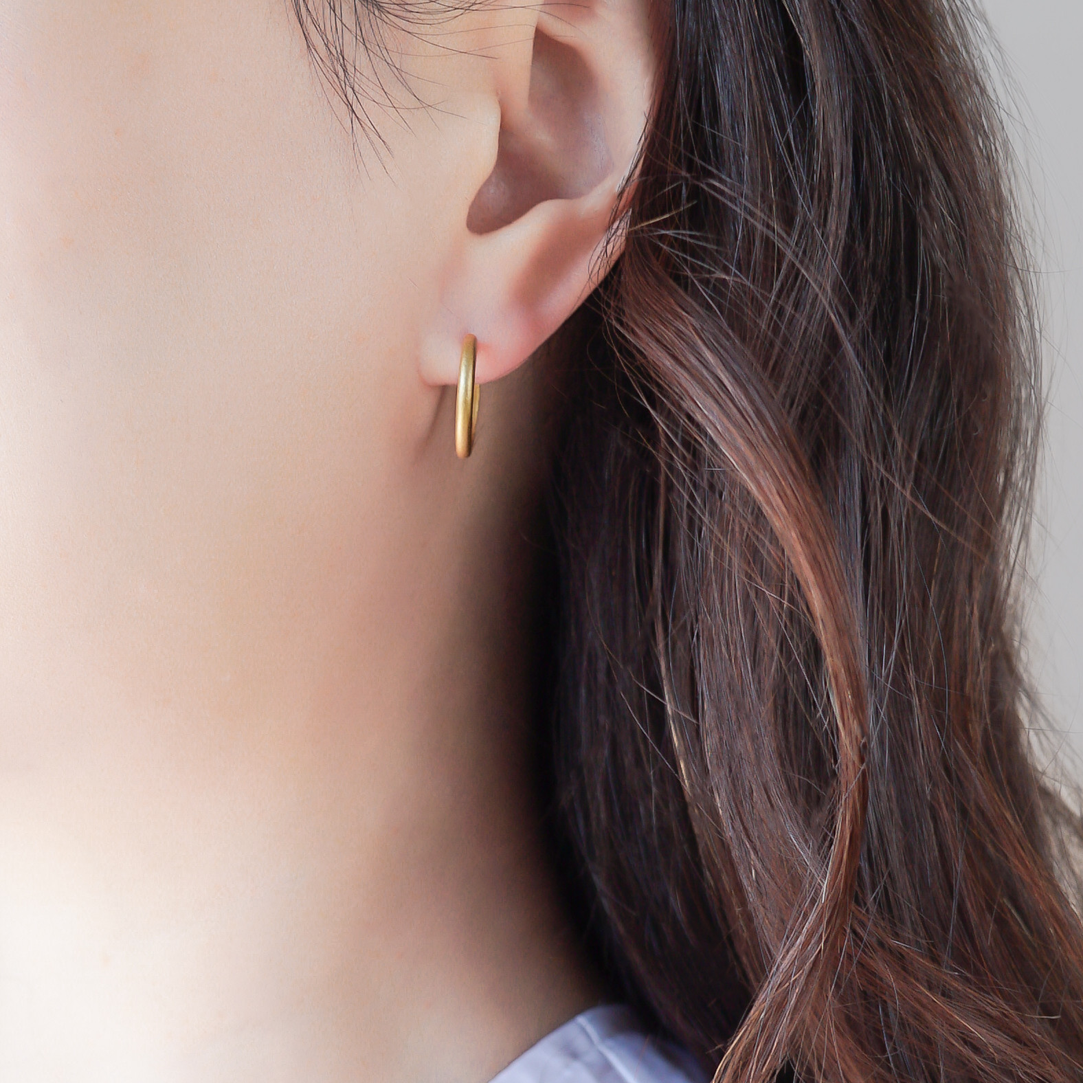 シンプルフープピアス 即発送可 20231223-99