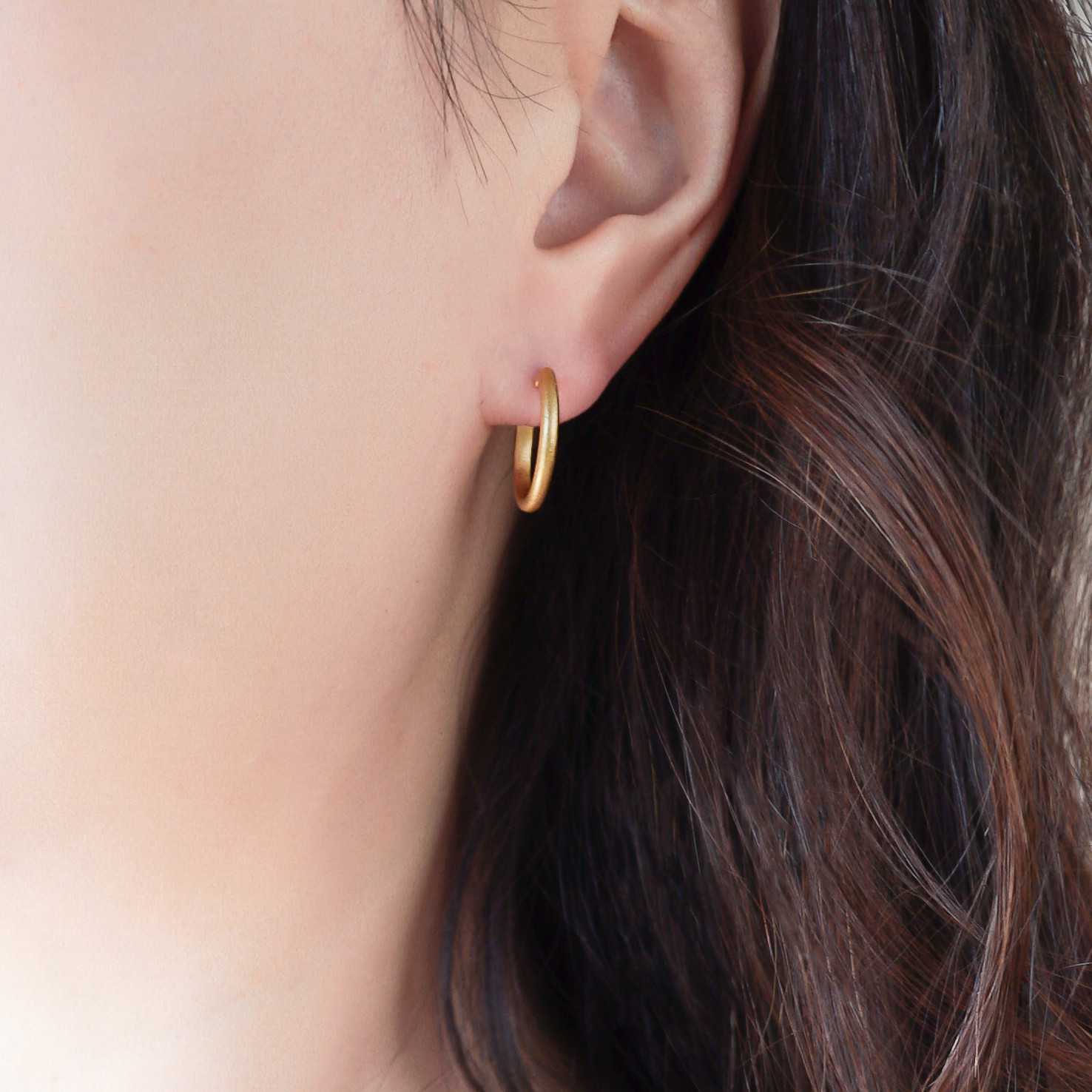 シンプルフープピアス 即発送可 20231223-99