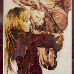 馬と少女 1枚目の画像
