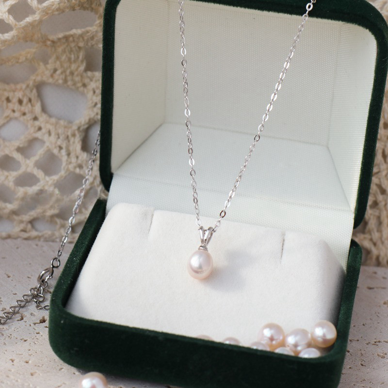 淡水パールのネックレス　真珠　淡水真珠　淡水パール　パール 6月誕生石　夏の誕生石
