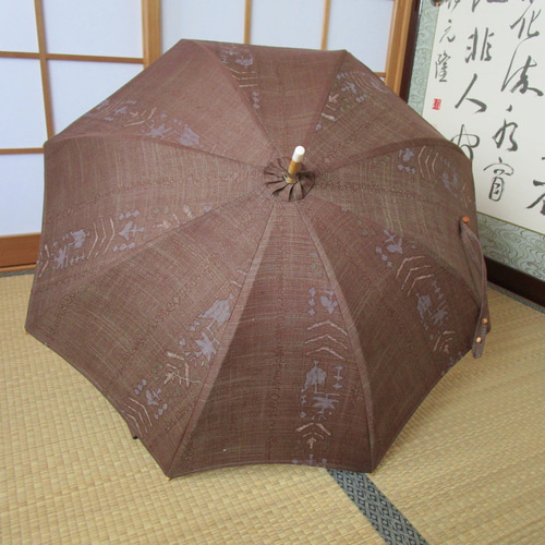 手織り紬・更紗模様の日傘（傘袋付き） 傘・日傘 MICHI 通販 17444907 
