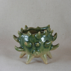 棘棘G陶製植木鉢 4枚目の画像