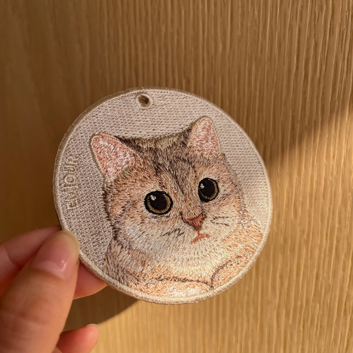 刺繍キーホルダー キーホルダー ブリティッシュショートヘアー