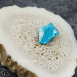 1,38ct Blue Gem Turquoise ブルージェムターコイズ ラフ BG-27 原石 ナチュラル 材料 2枚目の画像