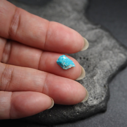 1,38ct Blue Gem Turquoise ブルージェムターコイズ ラフ BG-27 原石 ナチュラル 材料 5枚目の画像