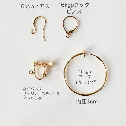 モリオンピアス 黒イヤリング スギライト サージカルステンレス