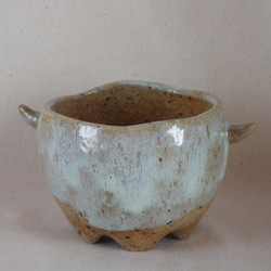 つの陶製植木鉢 2枚目の画像