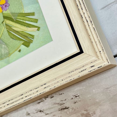 まるで絵画のような華麗な押し花アート額 母の日ギフトにも