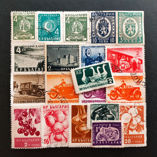 2755 外国切手 ロシア2013年 装飾芸術 三角変形切手 2ブロック2
