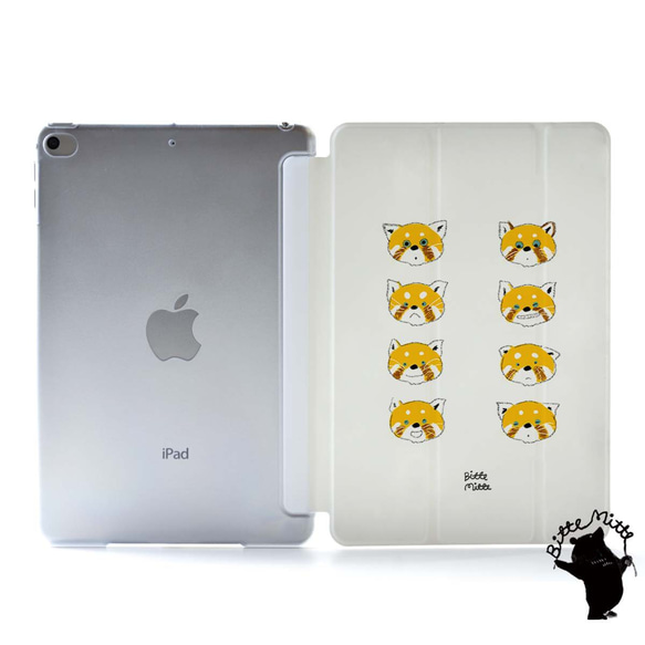 小熊貓印有名字的iPad保護殼 第1張的照片