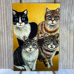 うさぎの絵画 模写 モチーフ[デューラー 野うさぎ]同柄ポストカード3枚