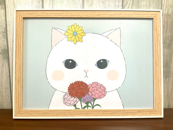 お花猫 1枚目の画像