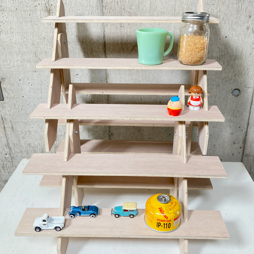 什器 ひな壇5段/背面3段/50幅/普通合板〈上質材〉 イベント什器 什器 ひな壇5段/背面3段/50幅/普通合板〈上質材〉 イベント什器