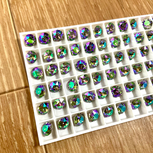ヴィンテージ スワロフスキー art.1100 CHERRY RED Ⅱ ss48 3