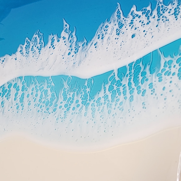 限定‼️海のアートボード 波 海 レジン アート ビーチ 2枚目の画像