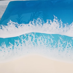 限定‼️海のアートボード 波 海 レジン アート ビーチ 6枚目の画像