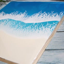 限定‼️海のアートボード 波 海 レジン アート ビーチ 5枚目の画像