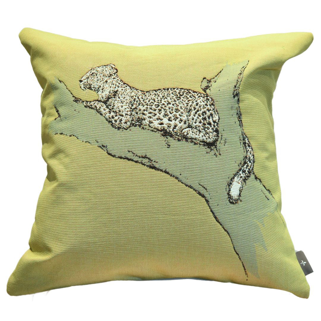 フランス製ゴブリン織クッションカバー - ヒョウ 11,700円