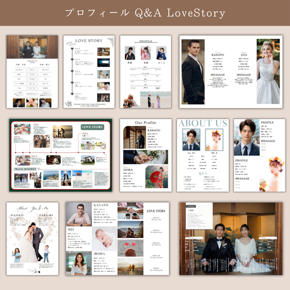 【期間限定2400円】NEW プロフィールブック テンプレート  (Map)【スマホで簡単！】 7枚目の画像