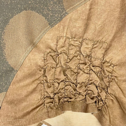 新作 異素材使い刺繍入り プルオーバー レディース トップス 長袖 ハイネック セーター 春 ニット 布帛 ヨシヨシ 16枚目の画像