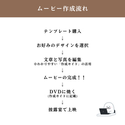 【期間限定 1,500円】プロフィールムービー（Light / ライト） テンプレート　結婚式 / 自作 / 素材 / 7枚目の画像