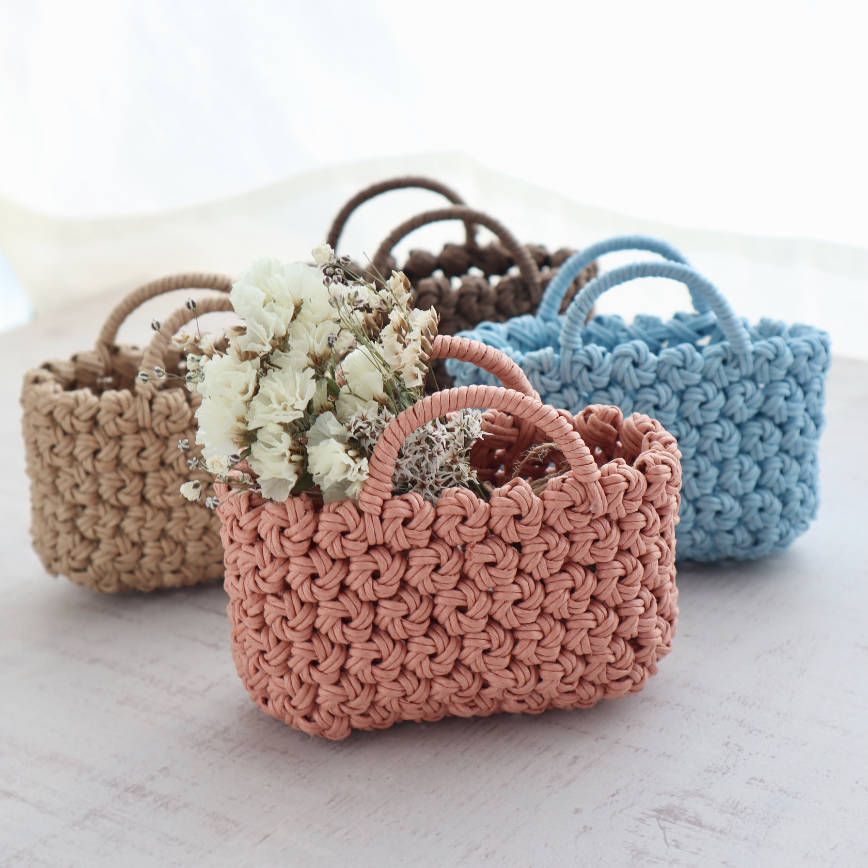 新品！収納★カゴ★バスケット★ナチュラル★雑貨★3個セット★オシャレ 新品！収納☆カゴ☆バスケット☆ナチュラル☆雑貨☆3個セット☆オシャレ