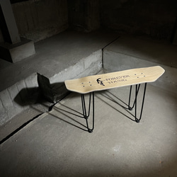スケートボード　スケボー　テーブル　椅子　イス　チェア　ベンチ　サイドテーブル　コーヒーテーブル　ミニテーブル　101 8枚目の画像