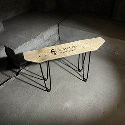 スケートボード　スケボー　テーブル　椅子　イス　チェア　ベンチ　サイドテーブル　コーヒーテーブル　ミニテーブル　101 2枚目の画像