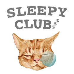 「SLEEPY CLUB_CAT」/リラックス スウェットシャツ/送料無料 2枚目の画像