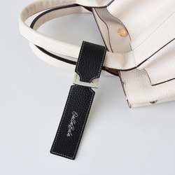 ラゲッジタグ 旅行 本革 ラゲージタグ 名入れ 国産シュリンクレザー トラベルネーム ネームタグ レザー 名札 目印 13枚目の画像