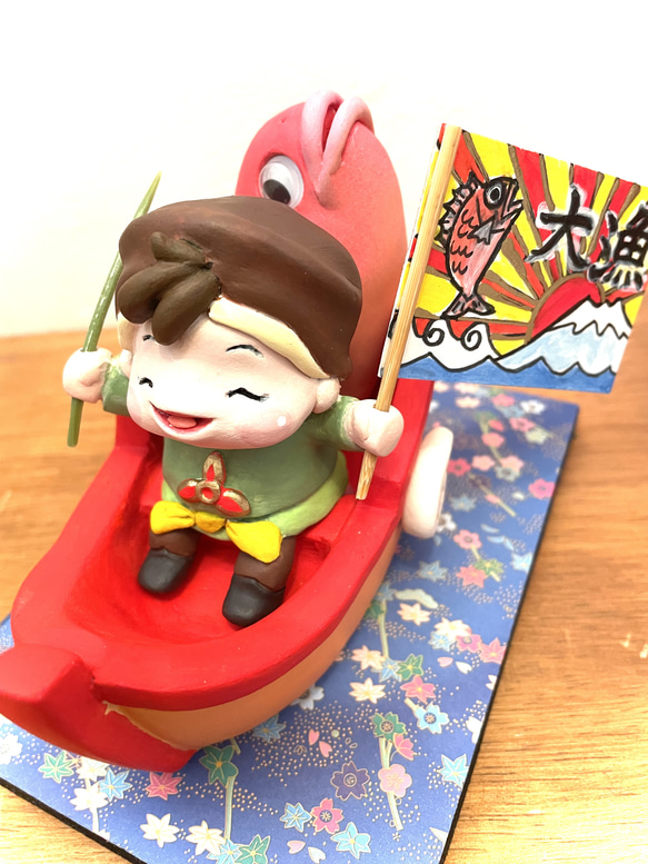 ラッキーママ様オーダー品/恵比寿ちゃん その他置物 atelier asumo 