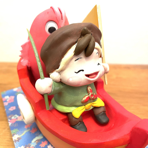ラッキーママ様オーダー品/恵比寿ちゃん その他置物 atelier asumo 