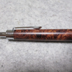 ローズウッドバール　キヌカオイル仕上げ　木軸ボールペン(シャープペンシル)　　　 9枚目の画像