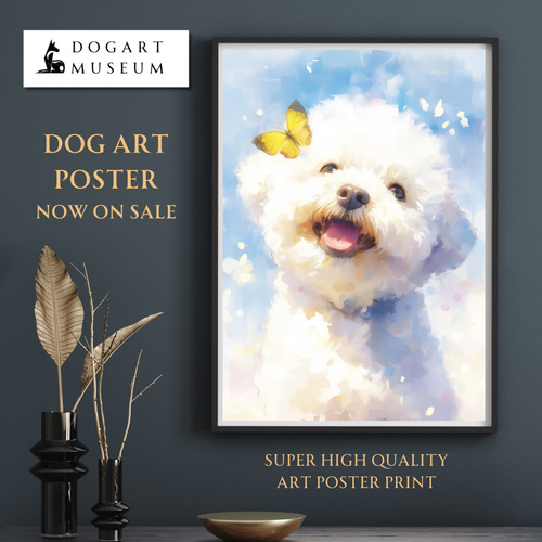 子犬　ポスター Amazon.co.jp: 絵画風 壁紙ポスター （はがせるシール式） 5匹の