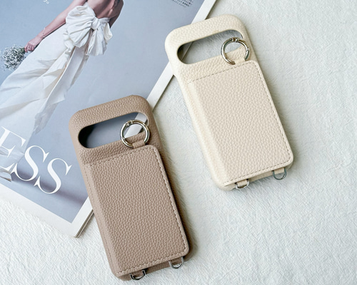 ミラー付き Google Pixel 9 8 7 6 ケース リング ショルダー