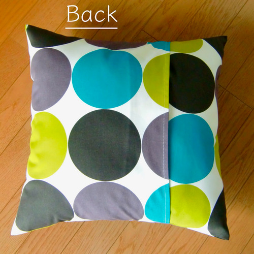 北欧柄クッションカバー【G】45×45cmのクッション用○ドット柄・鳥柄