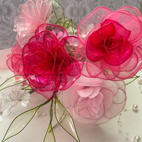 薔薇のオーダー(中サイズ)☆ディップフラワー☆アメリカン 薔薇のオーダー(中サイズ)☆ディップフラワー☆アメリカン