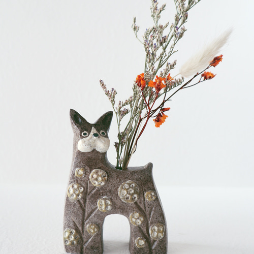 【美品】犬　ボストンテリア　陶器　置物　インテリア　工芸品　美術品　A2671 楽天市場】ボストンテリア 置物の通販