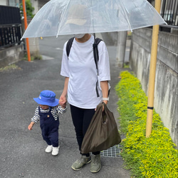 令和の虎ので話題に！手ぶらで傘をさす・ハンディファンも！傘ホルダーカサッシュ+黒　傘　日傘　折り畳み傘に！ 2枚目の画像