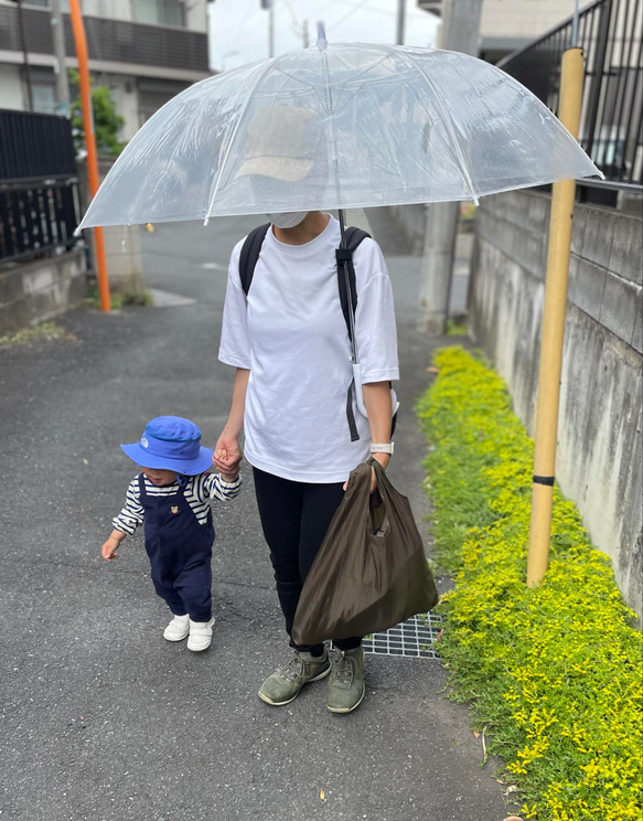 令和の虎ので話題に！手ぶらで傘をさす・ハンディファンも！傘ホルダーカサッシュ+黒　傘　日傘　折り畳み傘に！ 2枚目の画像