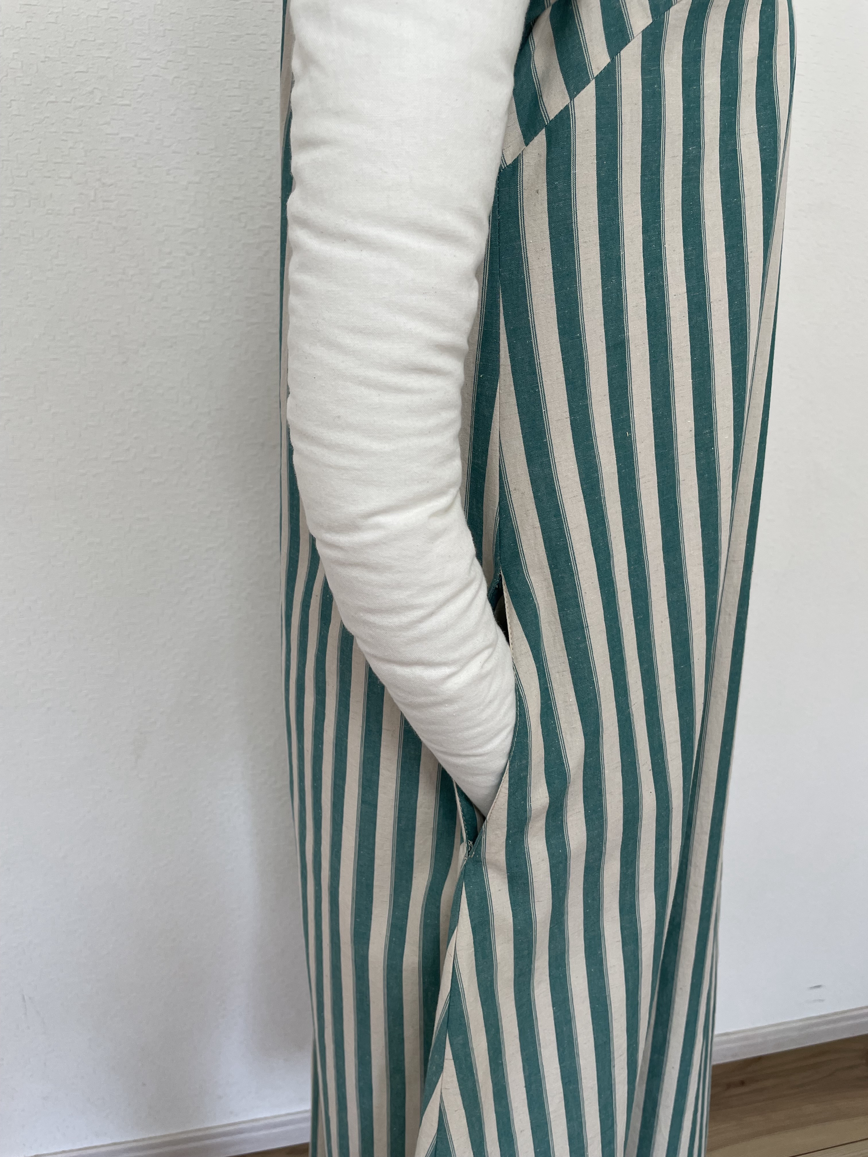 コットンリネンのバタフライワンピース