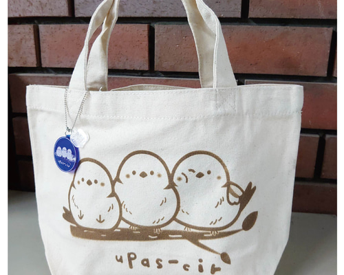 ふわっふわのシマエナガ トートバッグ 托特包 marutaka 的作品