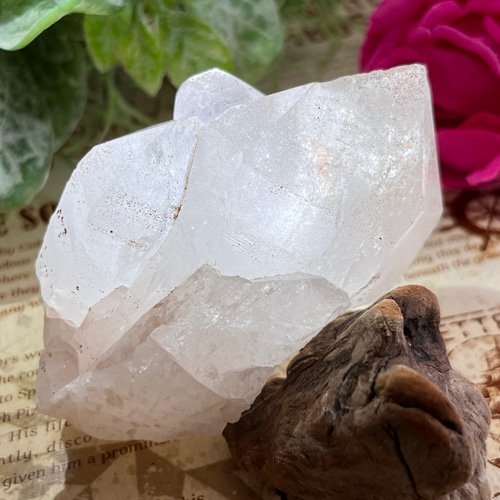 ピンク水晶クラスター　462g 水晶　原石　自然石P① 楽天市場】ピンク クォーツ 水晶クラスター マダガスカル産 原石