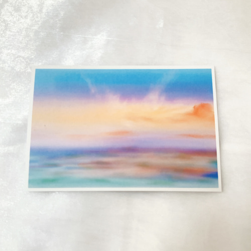 春空と海 5枚セット ポストカード かわいい キレイ はがき イラスト  