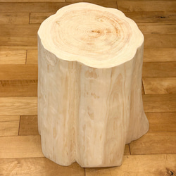 Hinoki  Wood  Stool  No.626 2枚目の画像