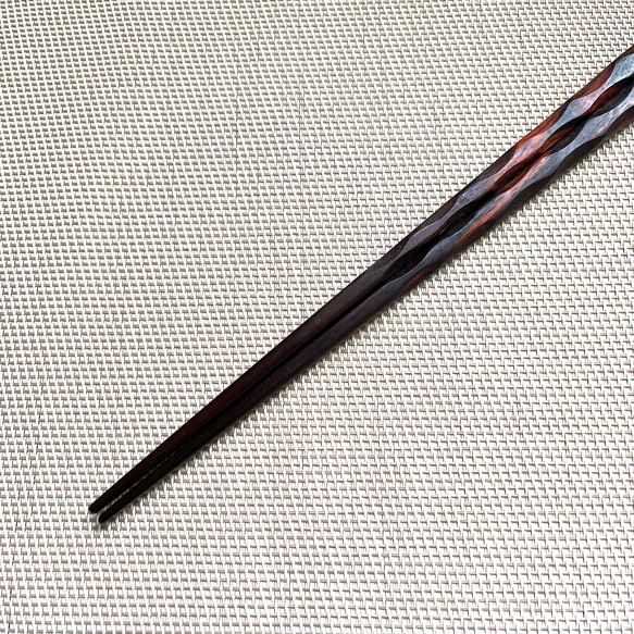 本紫檀　箸　手作り　9 3枚目の画像
