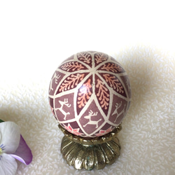 イースターエッグ(PYSANKY)  本物の卵です(๑˃̵ᴗ˂̵) 5枚目の画像