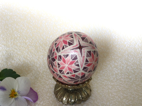 イースターエッグ(PYSANKY)  本物の卵です(๑˃̵ᴗ˂̵) 5枚目の画像