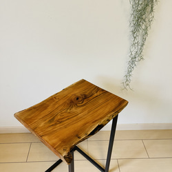 桜の木　一枚板　ソファテーブル　コーヒーテーブル　サイドテーブル 8枚目の画像