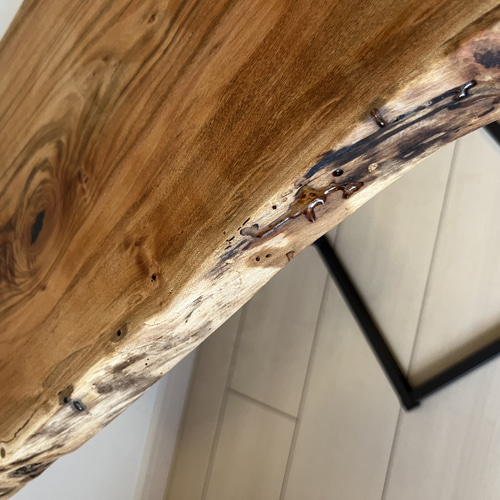 桜の木 一枚板 ソファテーブル コーヒーテーブル サイドテーブル  